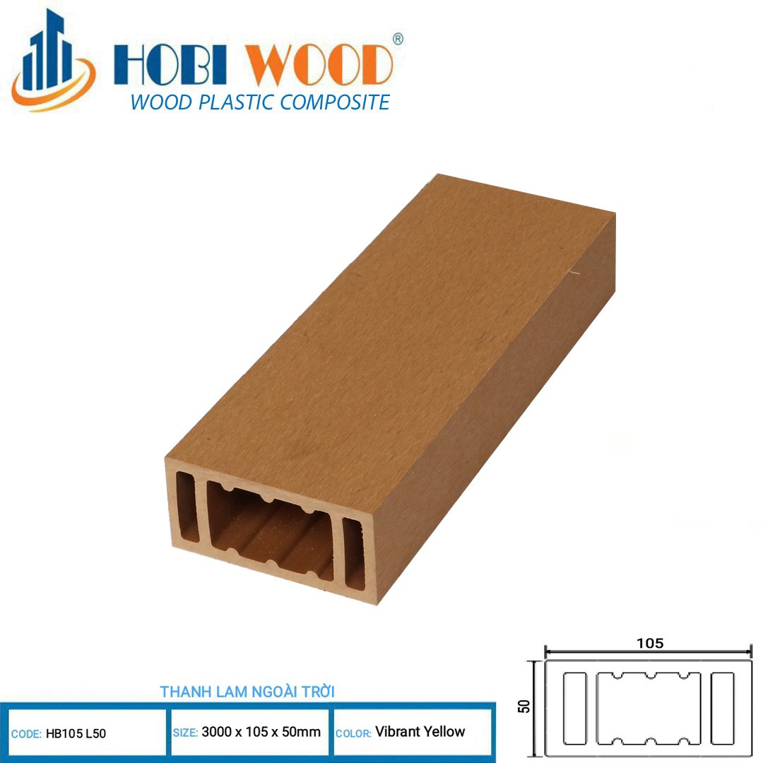 Lam gỗ nhựa ngoài trời hobiwood 2